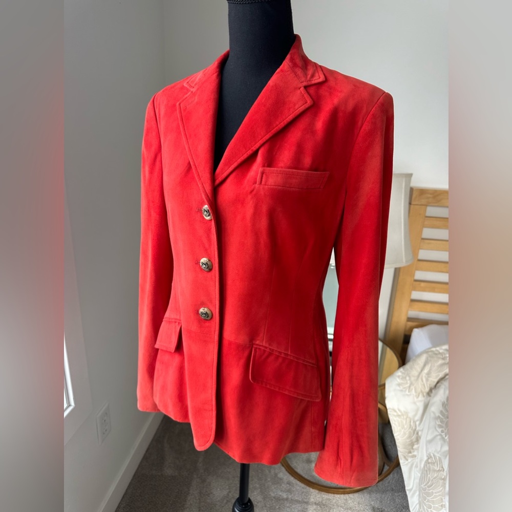 Ralph Lauren Suede Blazer NWT
